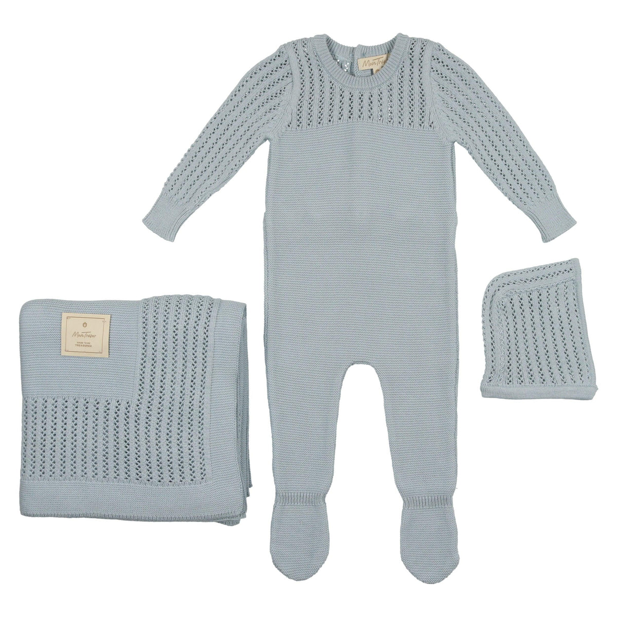 Mon Tresor Precious Purl Knit Layette Set AW23