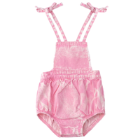 FYI Fringe Edges Romper - Pink