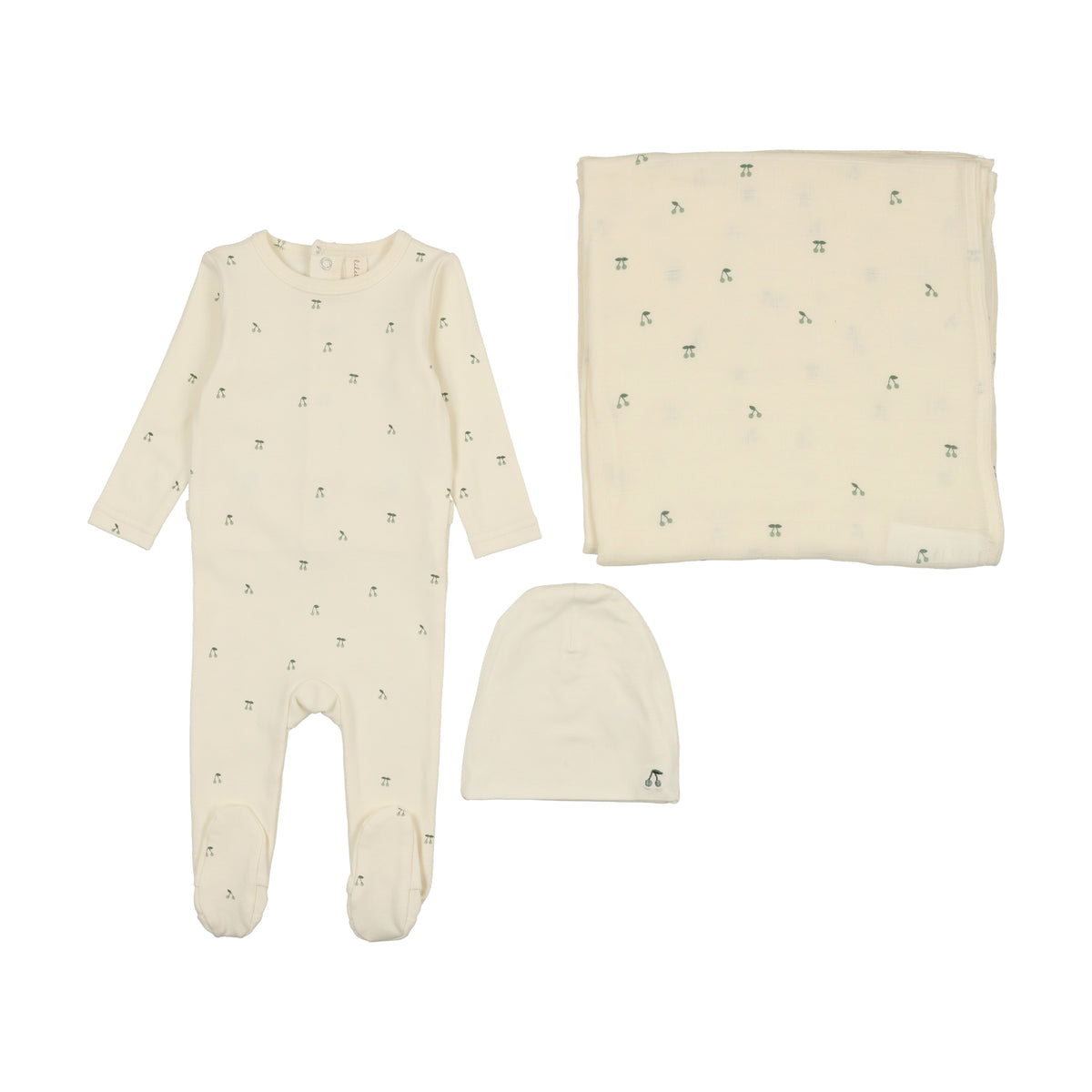 Lilette Scattered Cherry Layette Set