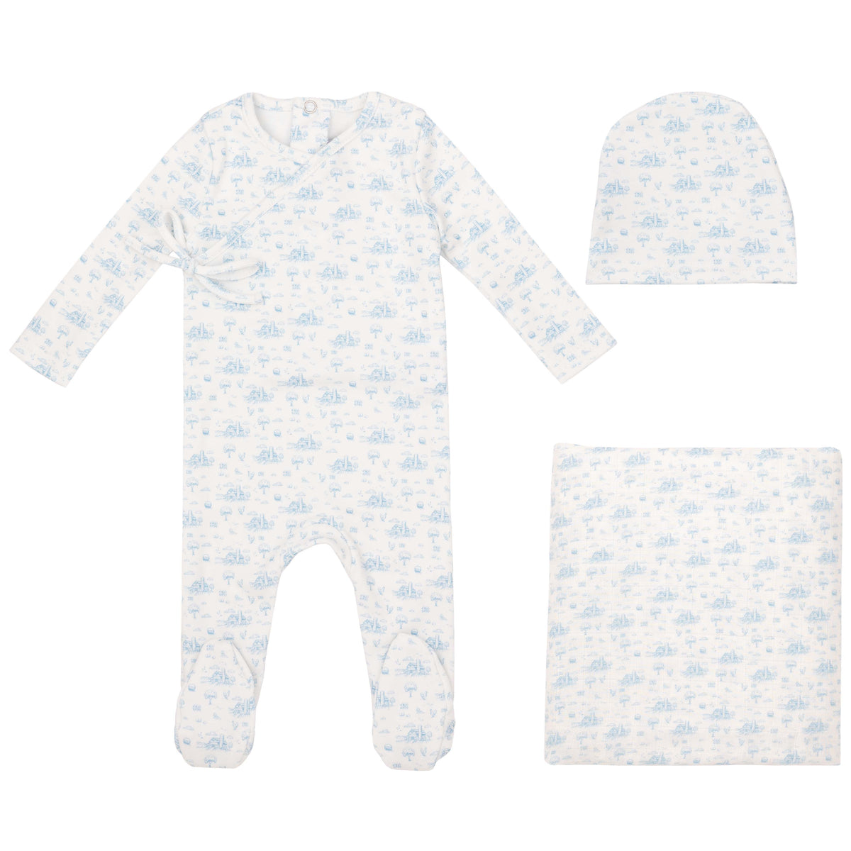 MiniLabel Farmhouse Print Layette Set