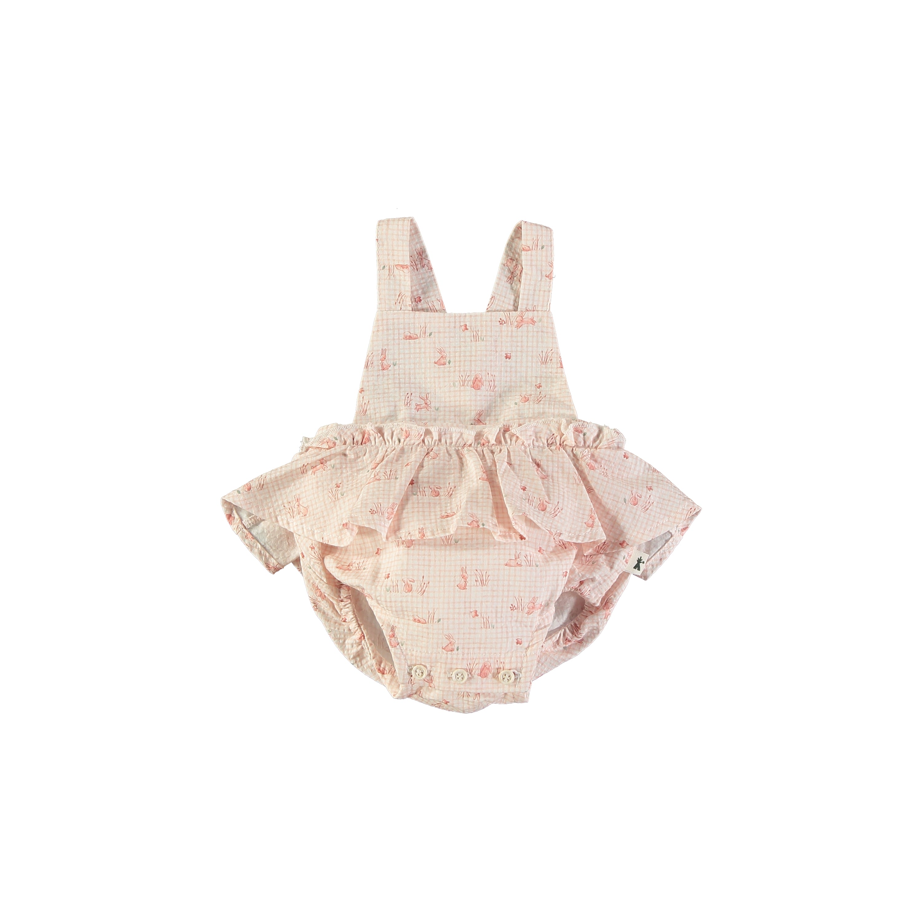 Petit Indi Bunny Romper - Pink