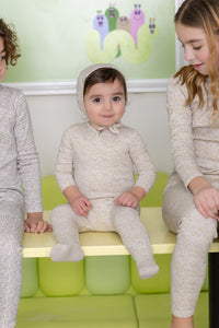 Bee & Dee All Over Print Footie & Beanie-Girls Print