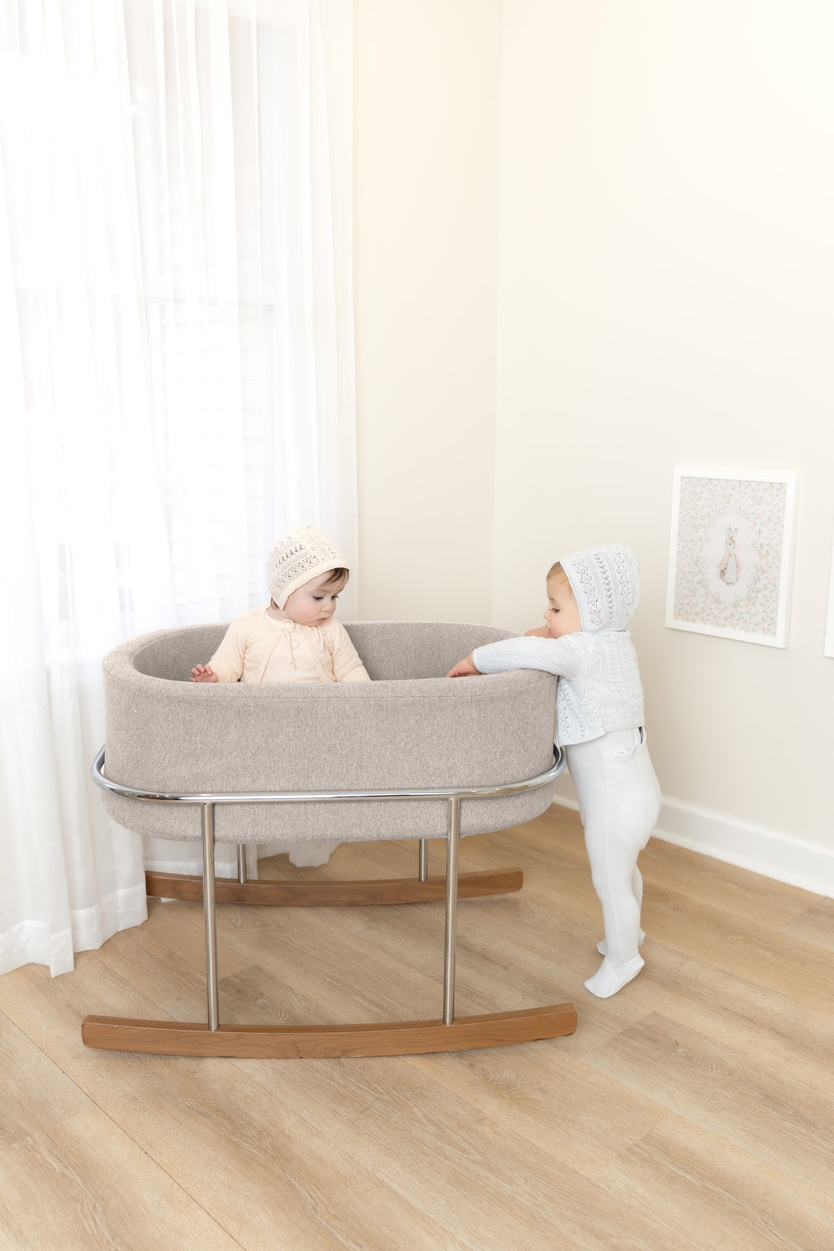 Bee & Dee Intricate Layette Set - Champagne Pink