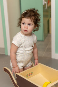 Bee & Dee Lemon Print Top & Suspender - Girls Print