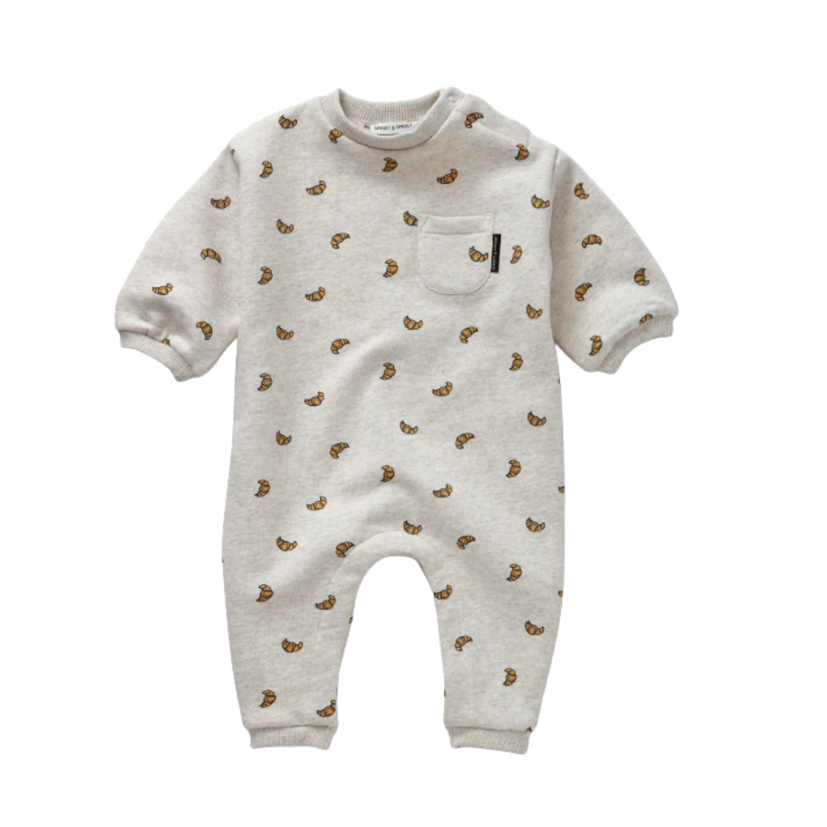Sproet & Sprout Croissant Print Romper