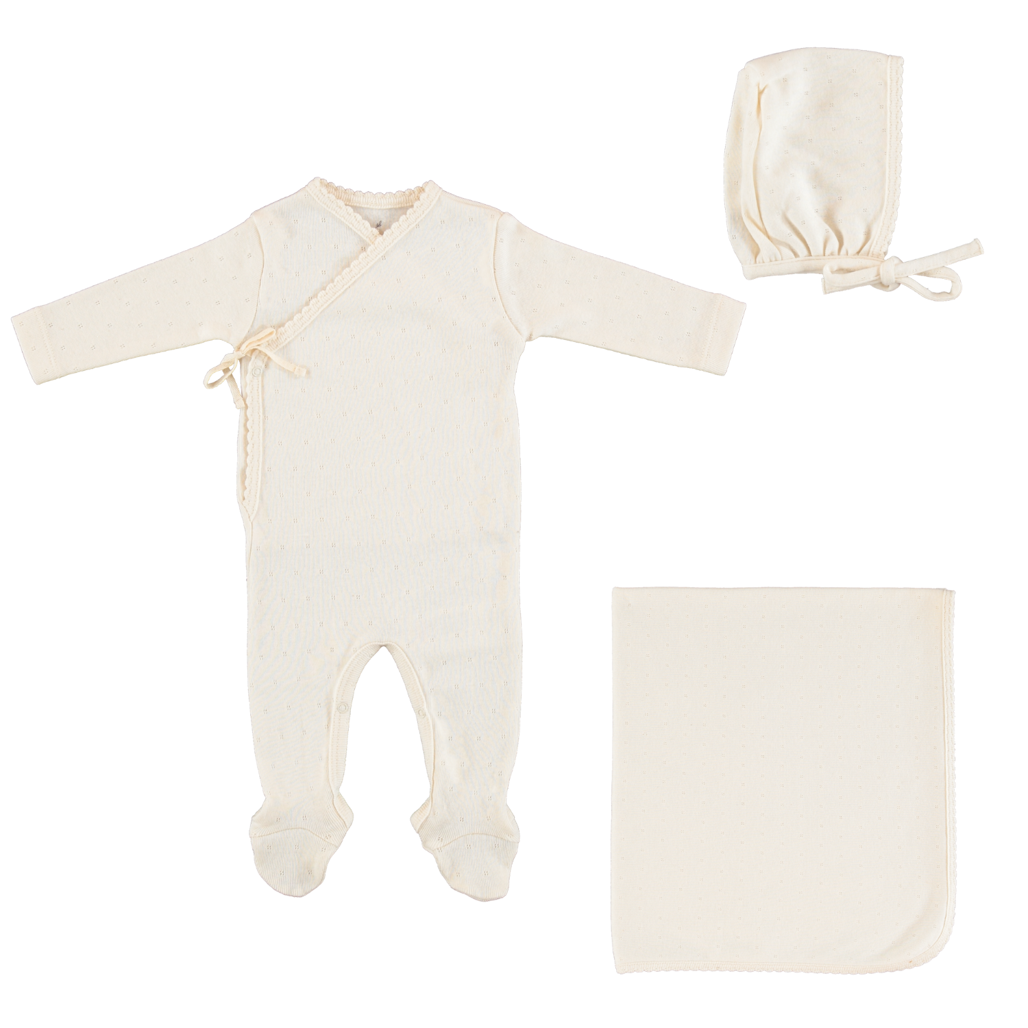 Bebe Organic Wrap Layette Set AW26 - Natural