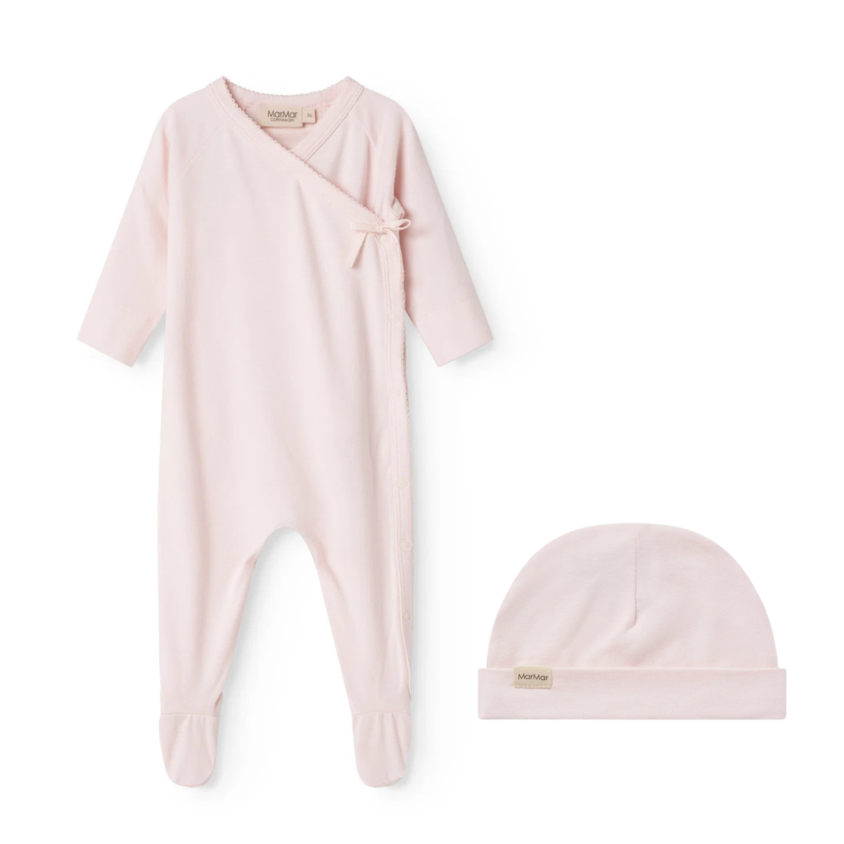 Marmar Solid Footie & Beanie AW26 - Rosa