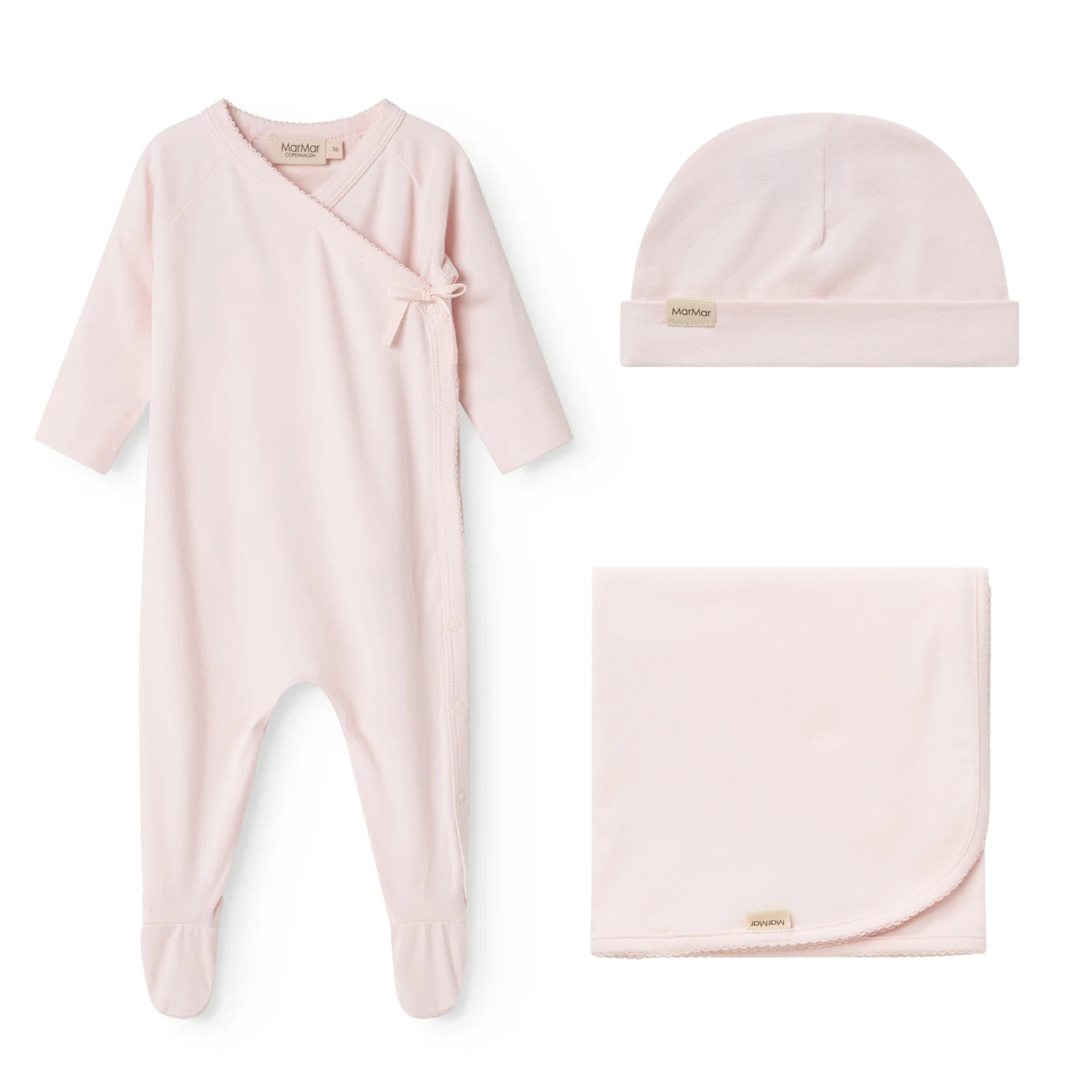 Marmar Solid Layette Set AW26 - Rosa
