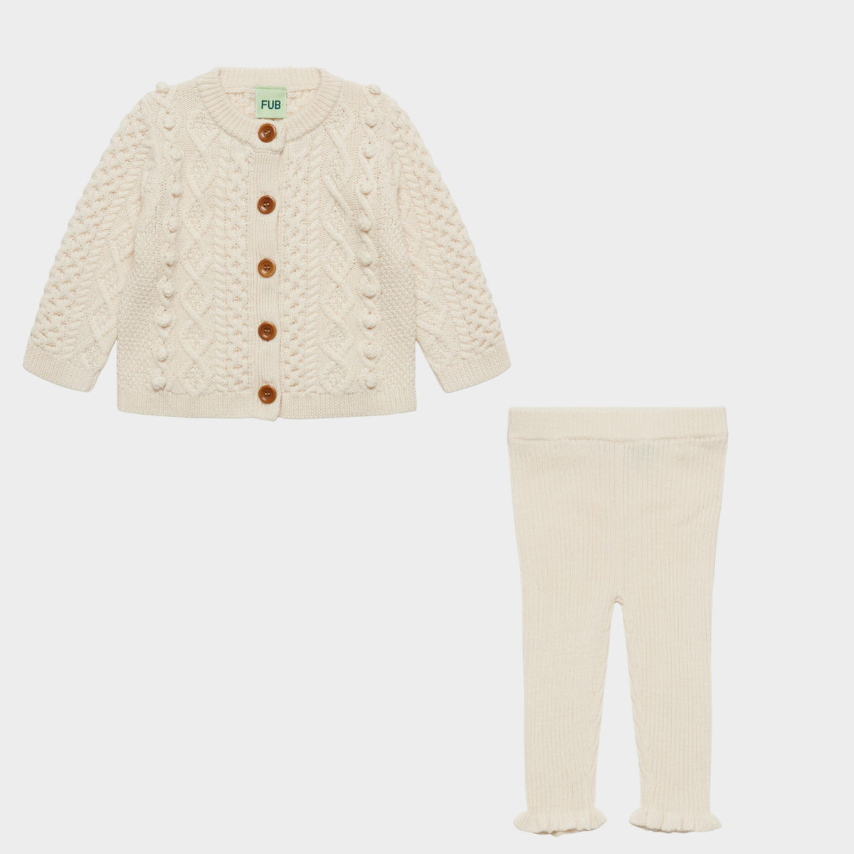 FUB Aran Cardigan & Leggings