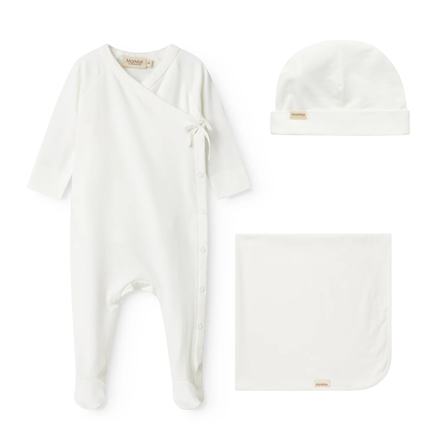 Marmar Solid Layette Set AW26 - Gentle White