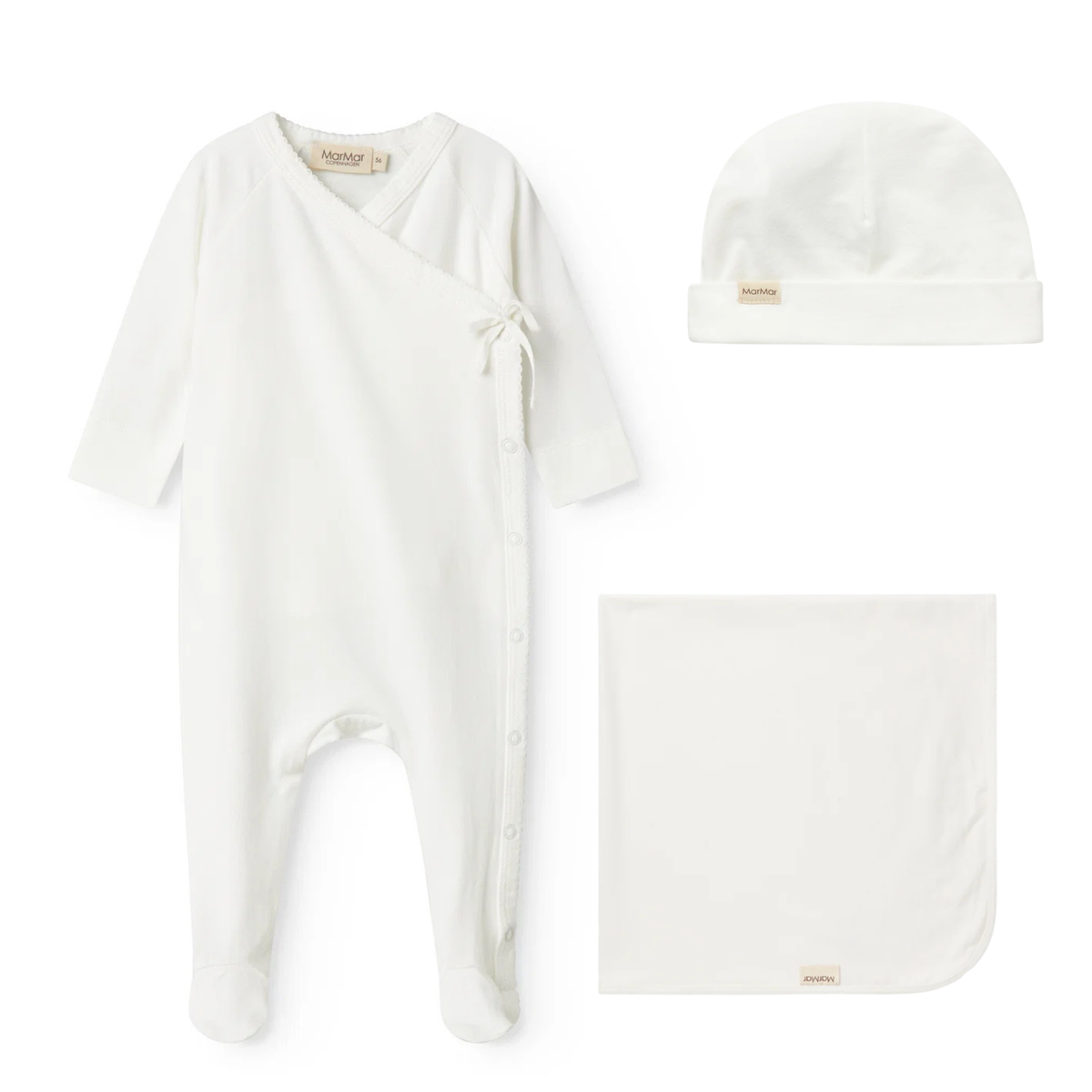 Marmar Solid Layette Set AW26 - Gentle White