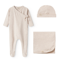 Marmar Solid Layette Set AW26 - Light Beige
