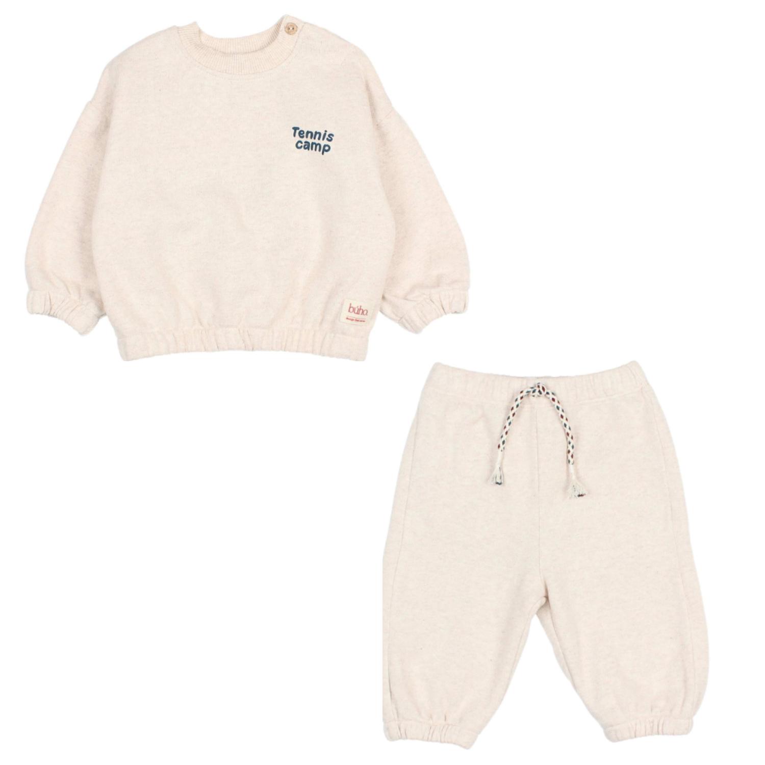 Buho Tennis Sweater & Pants - Ecru