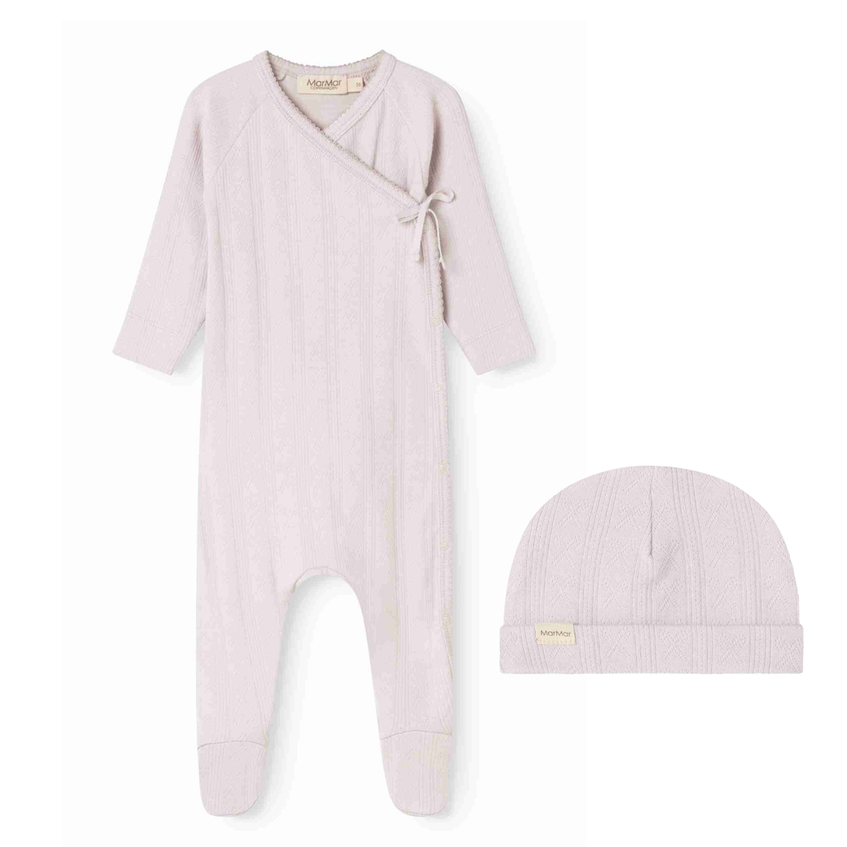 Marmar Violet Dust Footie & Beanie