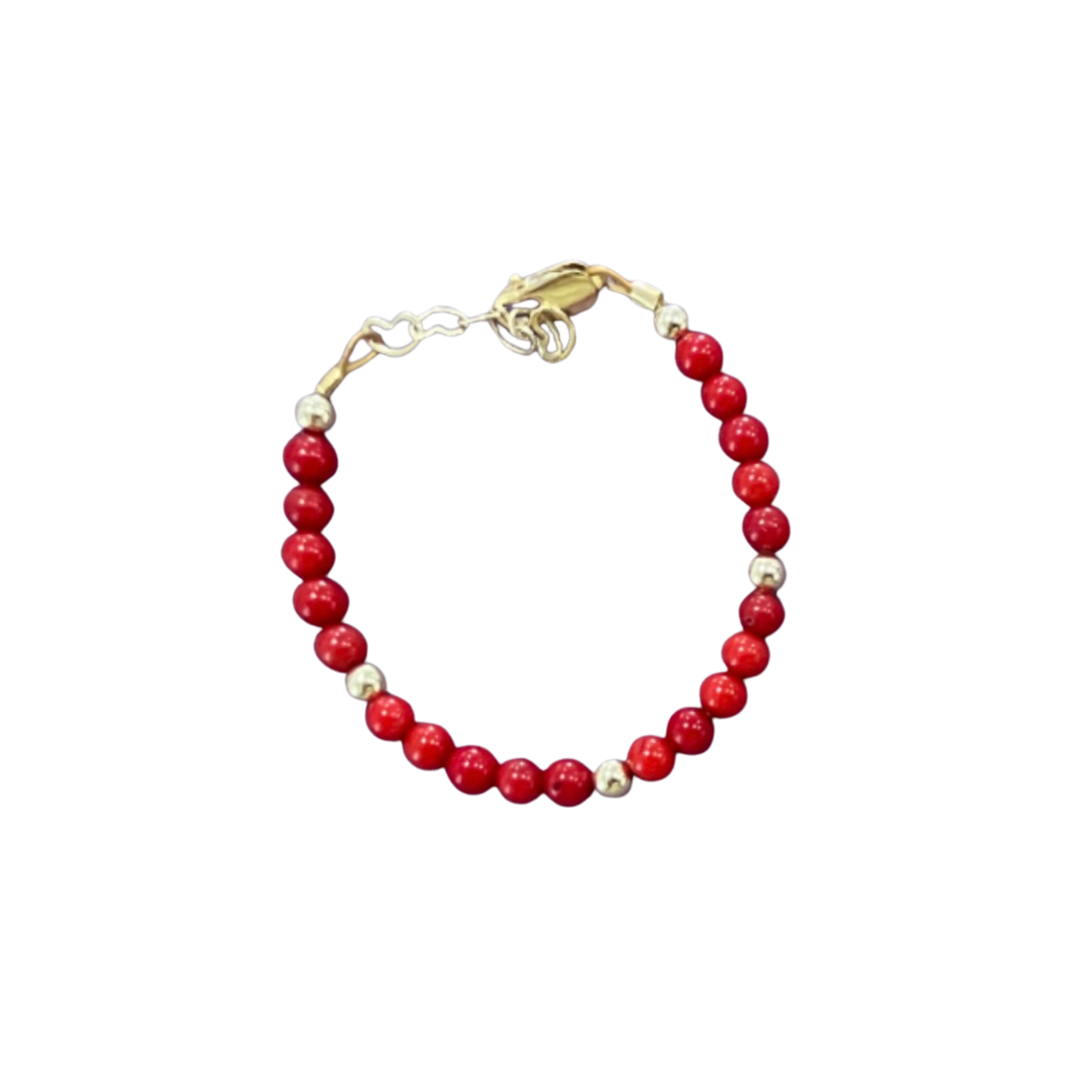 Circlets Red And Gold Bracelet