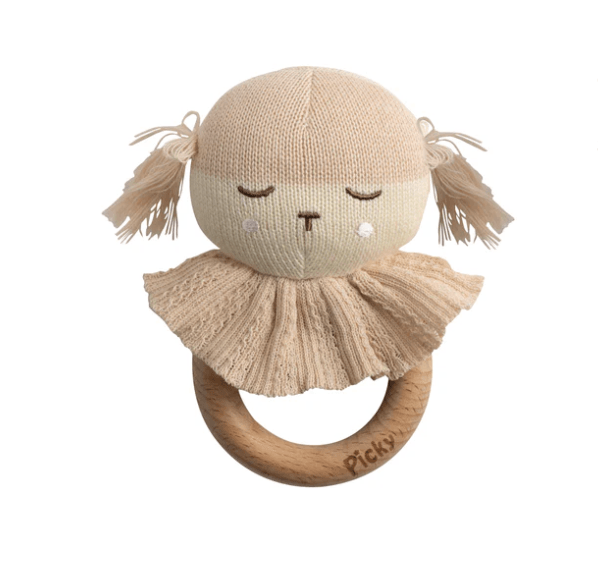 Picky Knitted Doll Rattle