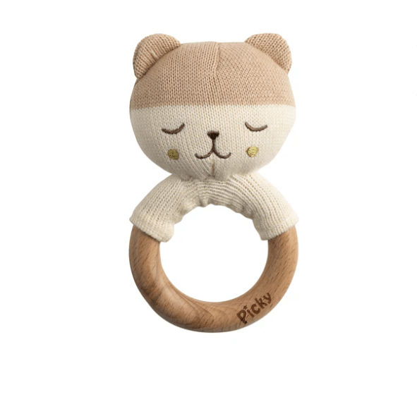 Picky Knitted Teddy Rattle