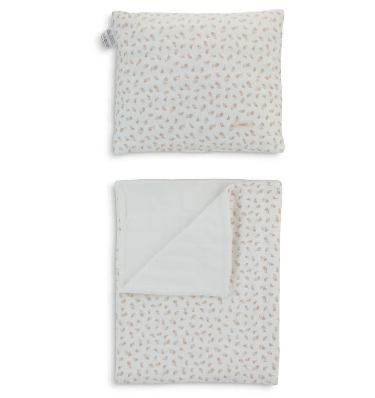 Bambboo Floral Pillow Blanket Set