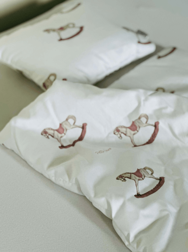 Petite Laure Rocking Horse Linen Set