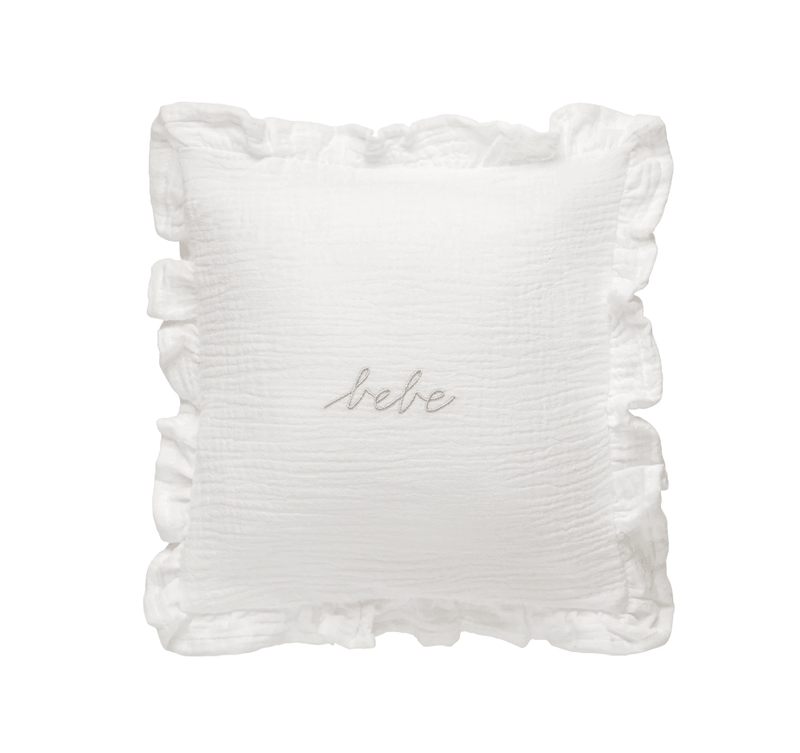 Domani Home Gauze Bebe Ruffle Accent Pillow