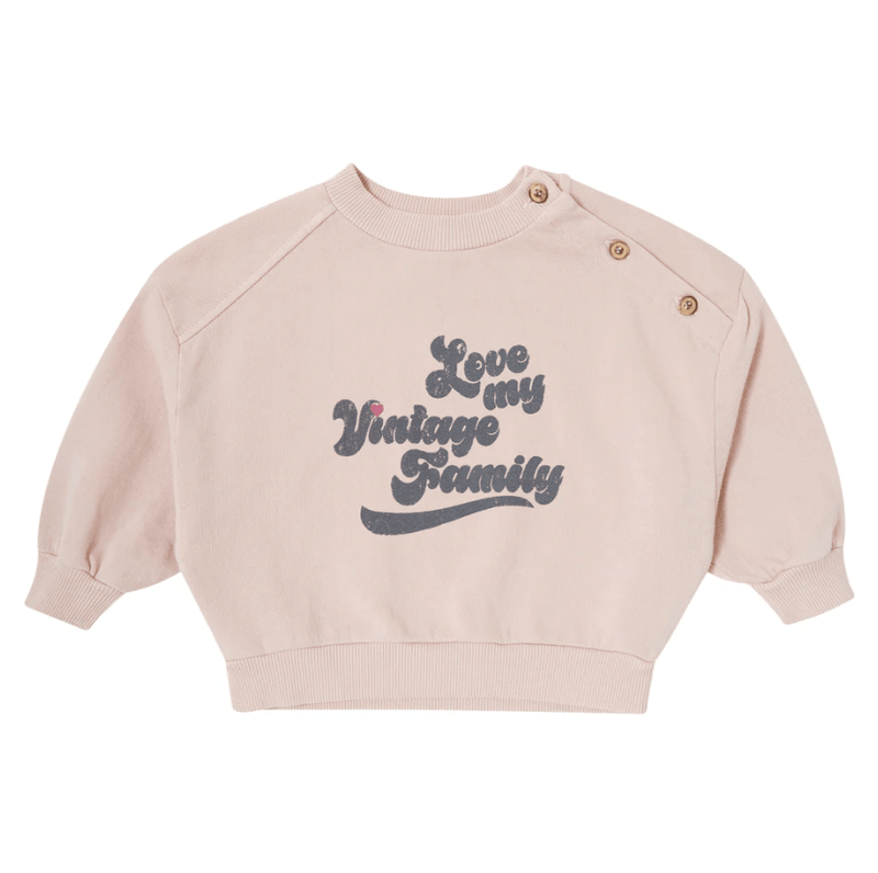 Tocoto Vintage Love My Vintage Family Sweatshirt