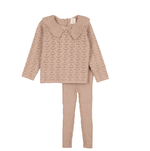 Analogie Girls Knit Top & Pants Set