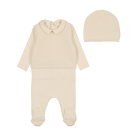 Bee & Dee Grace Footie, Vest & Beanie Set