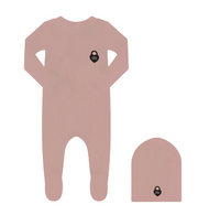 Little Parni Heart Logo Footie & Beanie