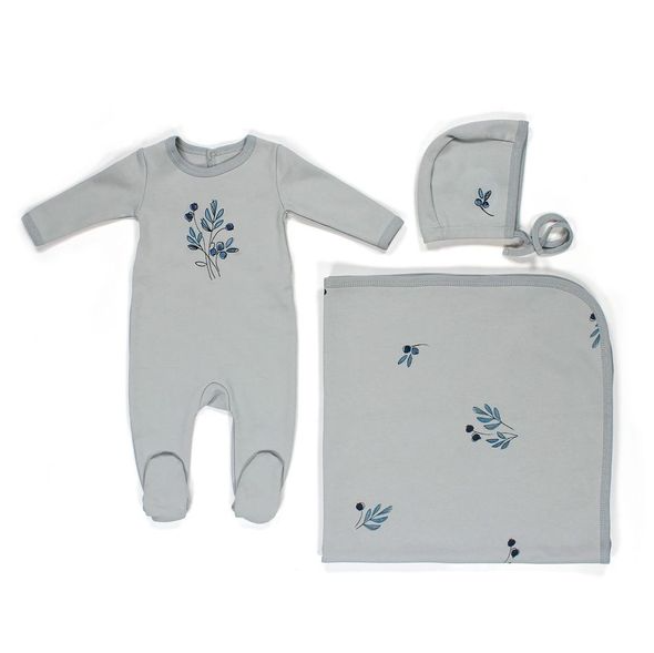 Mon Tresor Flower Sketch Layette Set