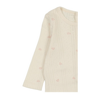 Bonjoy Printed Pointelle Hearts Layette Set