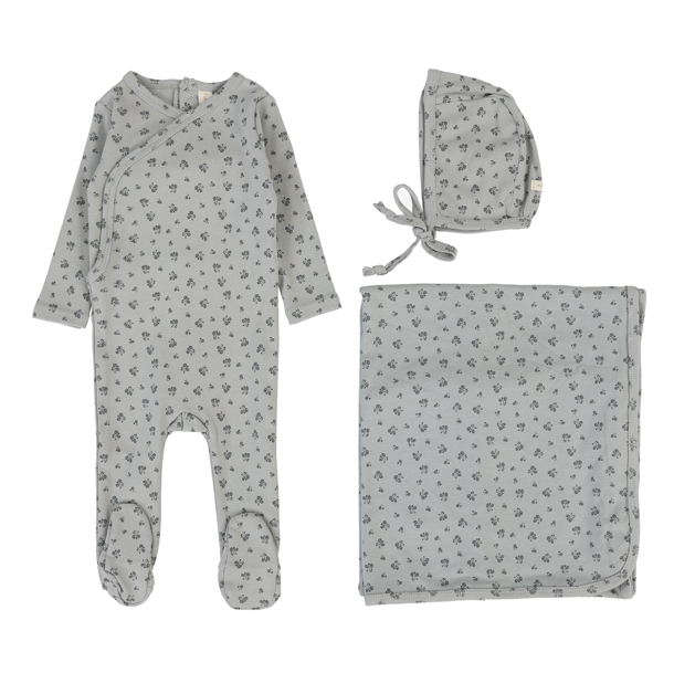 Lilette Bud Layette Set - Light Blue