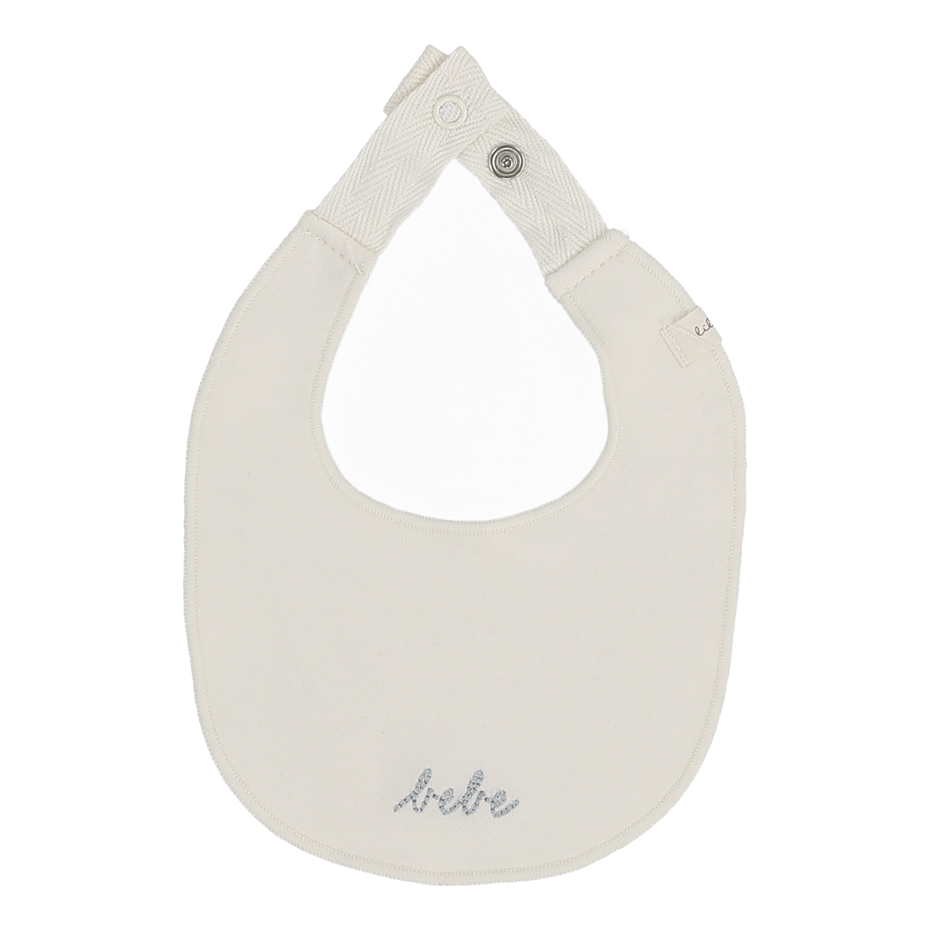 Lilette Take Me Home Bib - Cream/Blue