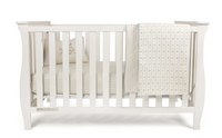 Elys & Co Linear Leaf Crib Set
