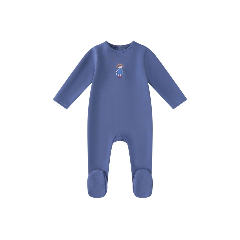 Minilabel Fisherman Footie - Denim Blue