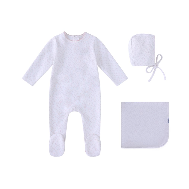 Minilabel All Over Floral Print Layette Set - Girls