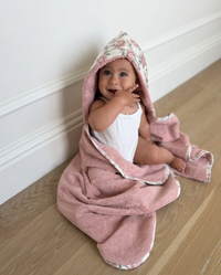 Little Threads Blush Meadow Bath Towel
