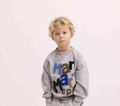 Marmar Muddy Logo Sweatshirt - Blue