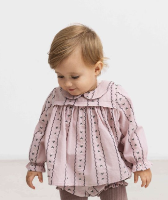 Marmar Dusty Purple Bloom Top & Bloomers