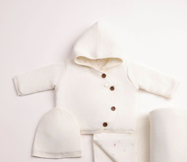 Bee & Dee Delicata Knit Jacket - Linen Girls