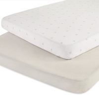 Elys & Co Gingham Bear 2 Pack Sheets - Tan