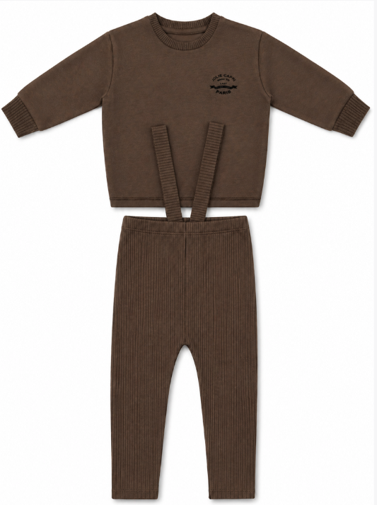 Jolie Capri Paris Top & Pants- Cafe