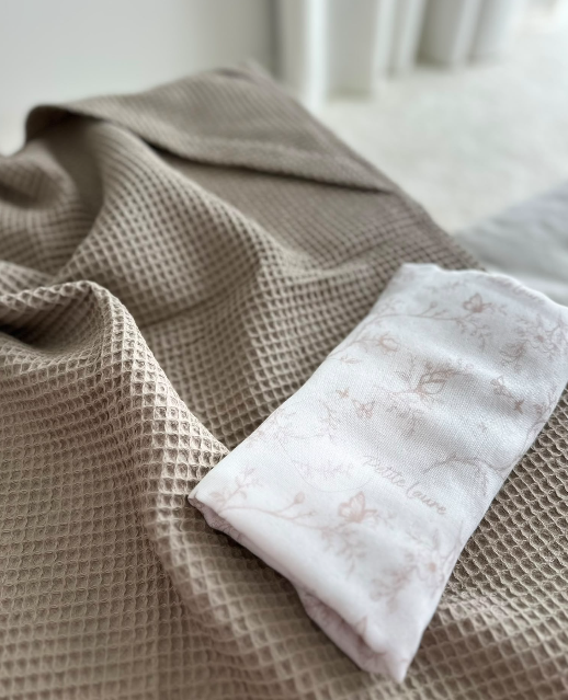 Petite Laure Garden Swaddle - Taupe