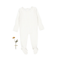 Lovely Littles Printed Footie - Pointelle