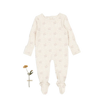 Lovely Littles Printed Footie - Heirloom Pony
