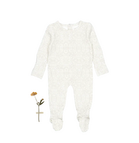 Lovely Littles Printed Footie - Vintage Vines