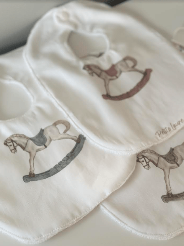 Petite Laure Rocking Horse bib