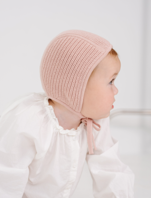 Jacqueline & Jac Chunky Knit Bonnet.