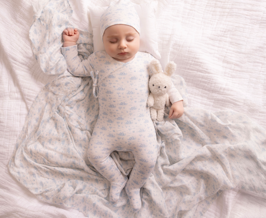 MiniLabel Farmhouse Print Layette Set