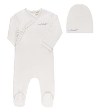 Ely's & Co Amore Pointelle Footie & Beanie