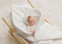 Peluche Botanical Baby Wrap Playmat - Pink
